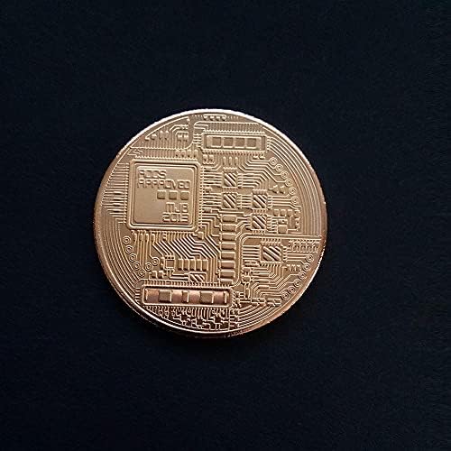 1БР Възпоменателна Монета, Позлатена Сребърна Монета Monero Bitcoin Биткойн Криптовалюта 2021 Ограничена Серия са подбрани Монета с Защитен Калъф