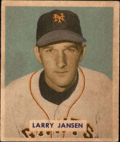 1949 Боуман # 202 Лари Янсен Ню Йорк Джайентс (Бейзболна картичка), БИВШ Джайентс