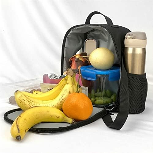 SLATIOM Лични Чанти за обяд от плодове и шарките за жени и Момичета, чанти за Обяд през рамо, чанта-хладилник, чанта за учебната работа, Пикник (Цвят: A, Размер: 26,5x20x11,5 см)