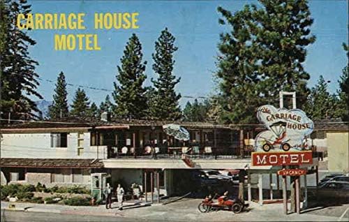 Мотел Silvera's Carriage House, Саут Лейк Тахо, Калифорния, КАЛИФОРНИЯ, оригиналната реколта картичка