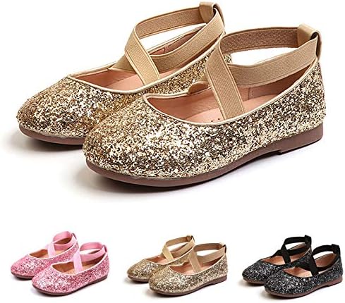 Модел обувки за малки момичета, нескользящие Меки обувки Mary Jane, Балетные обувки без закопчалка, Обувки за бебета