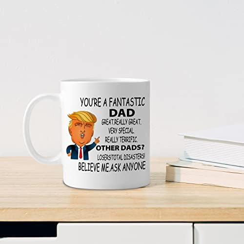 Забавна кафеена чаша SteadStyle за татко - Ти си фантастичен татко, Подаръци за татко, Коледни подаръци за татко, Подаръци