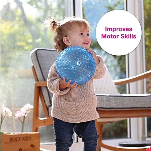 Edushape Sensory Balls for Baby - Ярки цветни детски топки и Уникален детски топка за децата - Развива малък мотор при