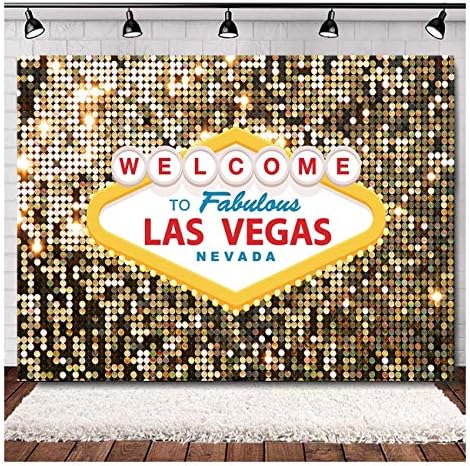 Добре дошли в Лас Вегас Снимка Фон Прекрасно Казино Покер Филм Тематични Декори За Фотография 5x3 фута Ретро Костюм Одевалка