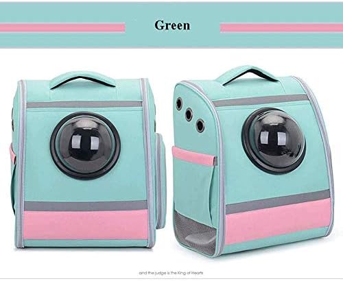 N/A Преносими Дишаща раница за пътуване с домашни любимци, дизайн от пеноматериала Космическа капсула и Водоустойчива чанта-раница за малки Кученца (Цвят: C)