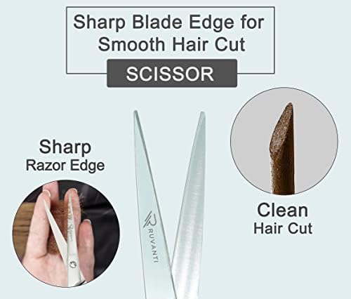 Професионални ножици за подстригване на коса Фризьорски ножици за салонного и за домашна употреба - Остри Трайни ножчета