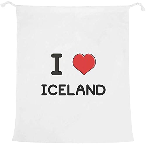 Чанта за дрехи /измиване/за Съхранение на Azeeda I Love Iceland (LB00021521)