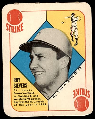 1951 Topps 9 Рой Sivers Сейнт Луис Кафяви (Бейзболна карта) в Ню Йорк Кафяви