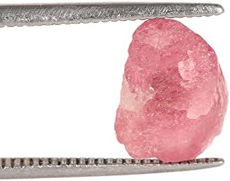 GEMHUB Естествен Розов Турмалин необработен Груб, Лечебен Кристал 2,00 Карата. Скъпоценен камък за Многократна употреба