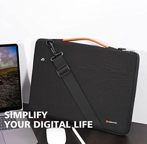 NIDOO 14-инчов Калъф за лаптоп, Чанта за лаптоп, Защитна Чанта за Носене 15 Surface Laptop 3 4/14 Chromebook 3 / Thinkpad