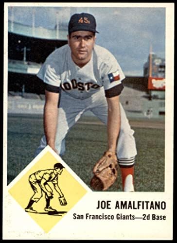 1963 Fleur 36 Джо Амальфитано Сан Франциско Джайентс (Бейзболна картичка) EX/MT Джайънтс