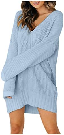 Жена Пуловер с дълги ръкави pimelu, Вязаный Пуловер с Дълъг Ръкав, Блузи с Дълъг Ръкав, Пуловер с V-образно деколте, Пуловер