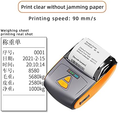 Мобилни Безжични Bluetooth Термопринтер 4,0 58 мм за Преносим Персонален POS принтер за получаване на сметки, лесна за