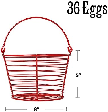 Кошница за яйцата, CONCORD 8 за съхранение, събиране и транспортиране на пиле и патица яйца. Телена кошница ферма за