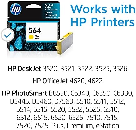 Тонер касета HP 564 с жълто мастило | Работи с DeskJet 3500; OfficeJet 4620; PhotoSmart B8550, C6300, D5400, D7560, 5510,