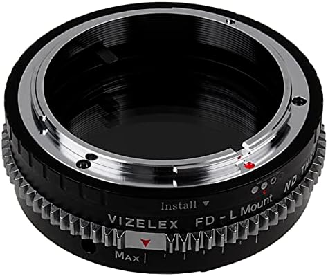 Адаптер за обектив Vizelex с дроселовата клапа ND - съвместим с 35-мм огледални лещи РР и FL за избор на беззеркальных камери Alliance с L-на стена с вграден филтър ND с регулируе