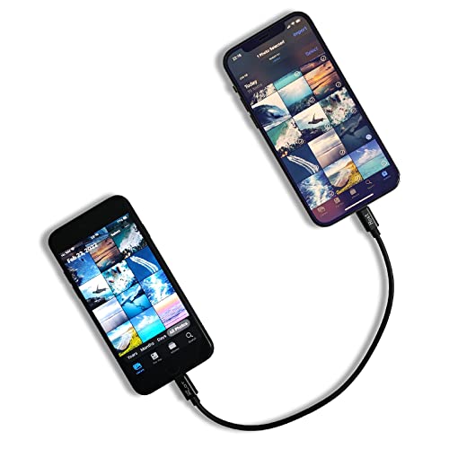 AMZPILOT е Съвместим с кабел за прехвърляне на данни от iPhone към iPhone, iOS като става 14-8-пинов OTG кабел за пренасяне
