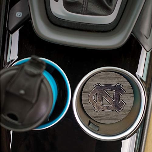 Лого на Университета на Северна Каролина x 2,75 2,75 Керамични Автомобилна стойка Опаковка от 2 броя