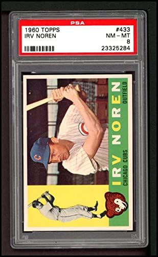 1960 Topps 433 Rwi Норен Чикаго Къбс (Бейзболна картичка) PSA PSA 8.00 Къбс