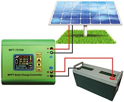ALREMO HUANGXING - Слънчев Контролер, Контролер за зареждане на LCD дисплея, Контролер за Слънчеви Панели Регулатор такса