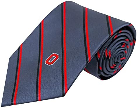 Donegal Bay Официално Лицензиран NCAA Възрастен Копринена Вратовръзка на въглища лента за възрастни