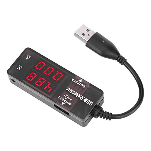 USB-Детектор YB26VA, USB-Детектор с двоен Дисплей, Волтметър, Амперметър, Тестер от Капацитета на батерията с led дисплей