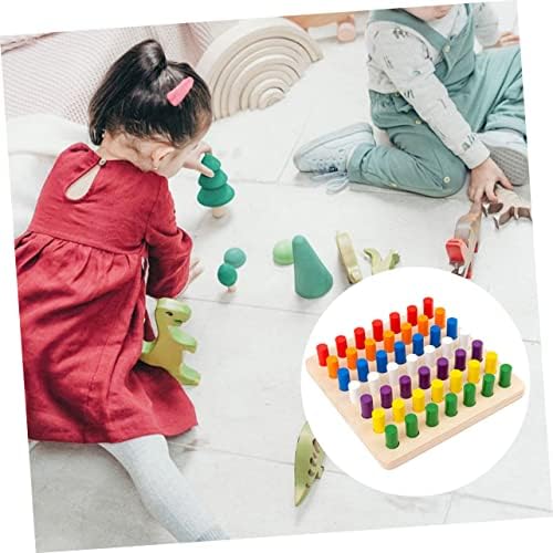 TOYANDONA 1 Комплект Сензорни учебни помагала за подреждане на Играчки за Бебета, Образователна Играчка за предучилищна