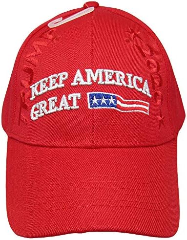 3x5 Тръмп Make Great America Red & Тръмп 2020 Keep America Great Red Шапка САЩ Люверсы С двойни Шевове Премия за Качество