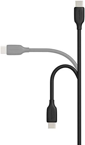 Кабел Basics за бързо зареждане 3A от USB-C2.0 до Micro-B, 10 фута, черен, 1 опаковка