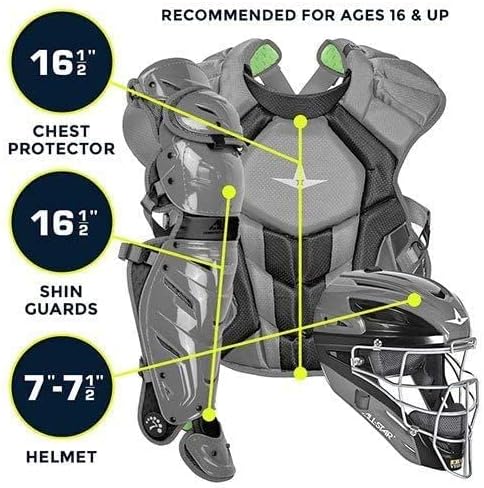 Комплект защитни нагрудников за бейзбол и софтбол всички звезди S7 Ос™/Отговаря на изискванията на NOCSAE/За възрастни