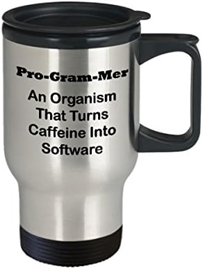 Забавен Компютърен Програмист Пътна Халба е Голяма Чаша За чай Е Идеален За Мъже, Жени Програмист N. Организмът, Който