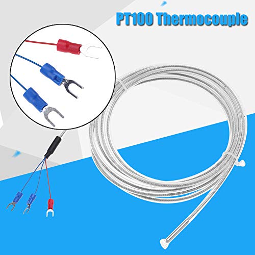 Тел термодвойка, Термопара PT100 3-Жичен Сензор температурен Сензор Сензор Сензор за Температура с Метален Винт PT100