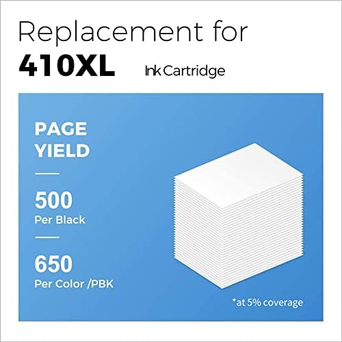 myCartridge Рециклирани Мастило касета за Epson 410XL 410 XL за принтер Epson XP-7100 XP-640 XP-830 XP-630 XP-635 XP-530