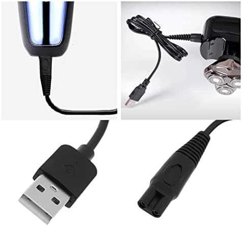 2 елемента 5 В Самобръсначка USB Зарядно Устройство за Подмяна на Кабела е Съвместим с Skull Pitbull Gold PRO Бръснач