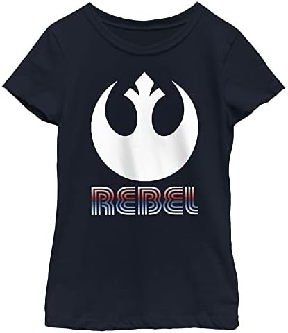 Тениска с Емблема на Бунтовниците в Ивицата МЕЖДУЗВЕЗДНИ ВОЙНИ За Момичета С Къс Ръкав