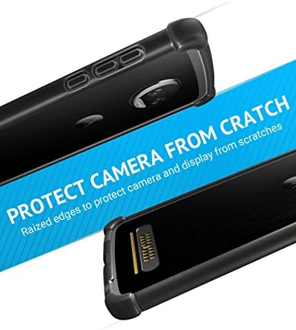 CaseWe - Защитен калъф-броня Motorola Moto Z2 Force / е Съвместим с модами Moto - Всички матово-черни
