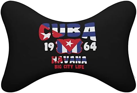 Хавана Флаг Куба Автомобилната въздушна Възглавница За Шията Мека Облегалка на Автомобила Възглавницата За Релакс на