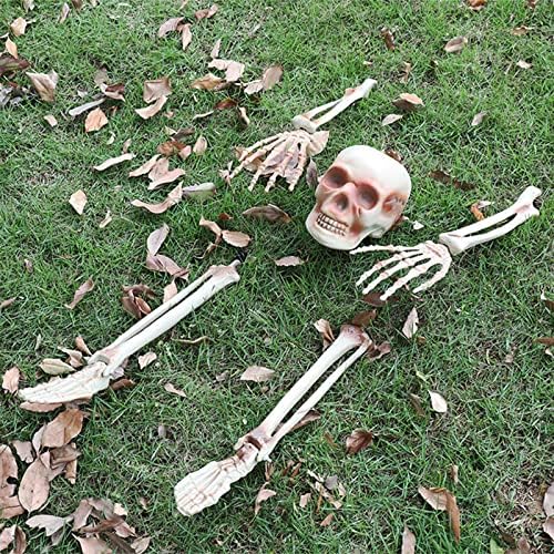 DBYLXMN Хелоуин Скелета Подпори Деко Хелоуин Скелет В Реален Размер, на Цялото Тяло, Ставите, Скелети и Човешки Ръце