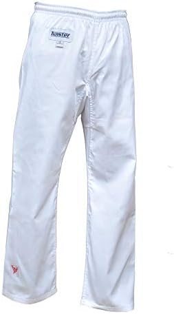 Панталони Twister за карате/таекуондо средно тегло 8 грама за тренировка на Силен Двойни шевове по периметъра на