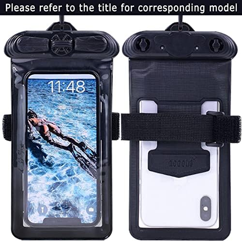 Калъф за телефон Vaxson Черно, Съвместим с водоустойчив калъф Huawei P30 LITE Dry Bag [Без защитно фолио за екрана]