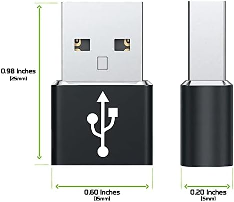 Бърз USB адаптер-C за свързване към USB-порт, който е съвместим с вашите Realme RMX2072 за зарядни устройства, синхронизация,
