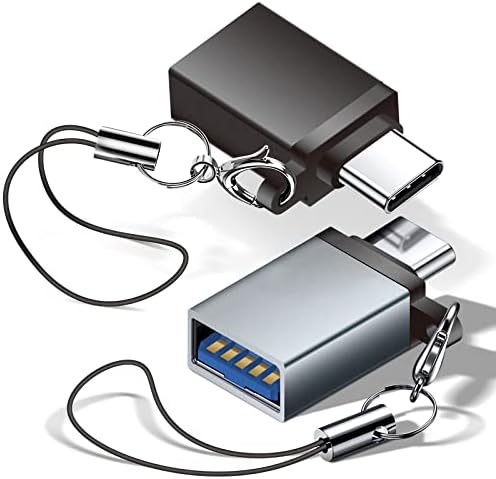 USB Адаптер C-USB: Двукомпонентен USB адаптер-USB C, съвместим с MacBook Pro 2020, iPad Pro 2020 Г., Samsung Notebook