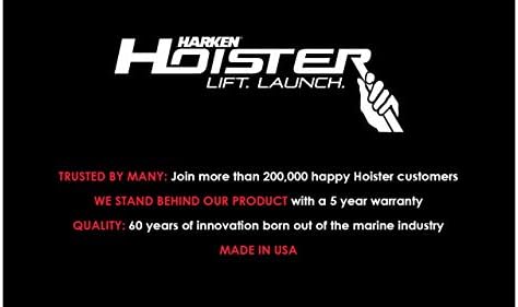 HARKEN - Окачен гаражно лифт с твърд покрив за Jeep Wrangler и Ford Bronco, Самовыравнивающийся, Безопасна система за