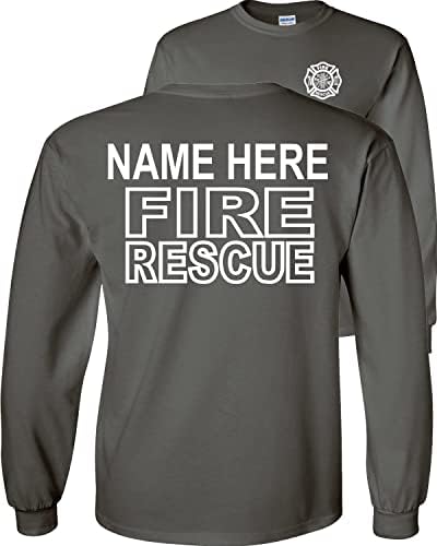 Персонални Риза с дълъг Ръкав за Пожарникари-Спасители на поръчка