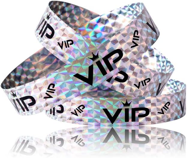 500шт VIP Гривни, VIP Гривна Хартиени Гривни За Партита Хартиени Гривни Wristlets VIP Ленти за Влизане в Дейности VIP