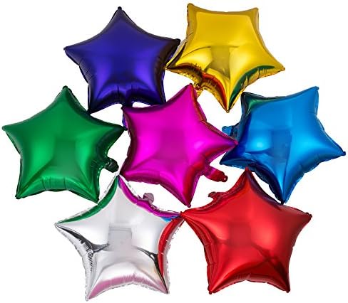 50 бр./лот, 18-инчов балон от фолио във формата на звезда, гелиевый топка, украса за парти по случай рождения ден
