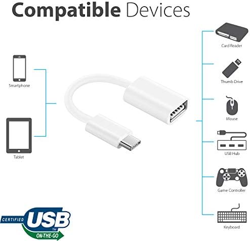 Адаптер за USB OTG-C 3.0, съвместим с вашия Oppo Pad Air, осигурява бърз, надежден мултифункционален използването на функции, като например клавиатури, флаш памети, мишки и т.н.