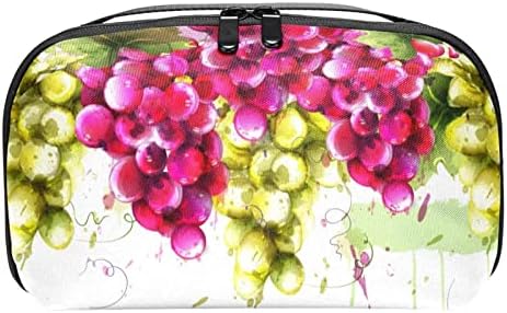 Косметичка Есенен грозде за чантата си, преносим пътен органайзер, чанта за тоалетни принадлежности, косметичка за жени