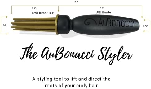 Styler Aubacci, за използване с къдрава коса за приподнимания, изправяне и придаване на обем на корените; най-Добрите средства за къдрава коса