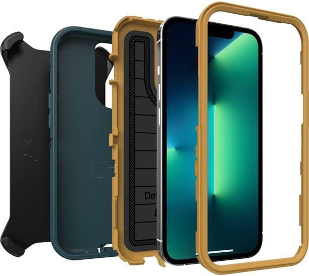 Калъф и кобур OtterBox Defender PRO Series за iPhone 13 Pro - Hunter Green